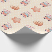 Einhornfreunde Muster Geschenkpapier (Ecke)