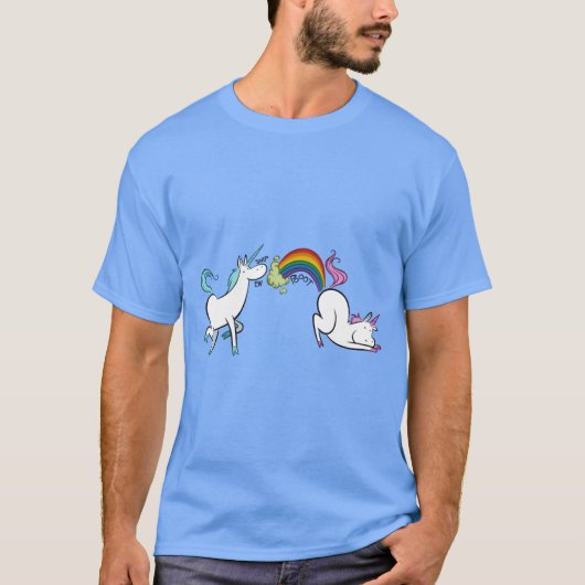 Einhornfurz Mädchen T-Shirt (Vorderseite)