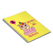 Einhorngeburt Notizblock (Rechte Seite)