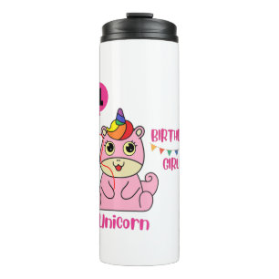 Einhorngeburt Thermosbecher