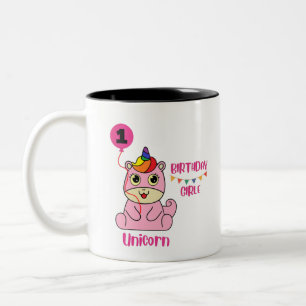 Einhorngeburt Zweifarbige Tasse