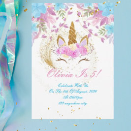Einhorngeburtseinladung Save The Date