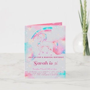 Einhorngeburtstag Einladung