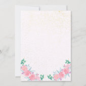 Einhorngeburtstag Einladung, Einhorn Party einlade Einladung (Rückseite)