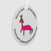 Einhorngel Ornament (Vorderseite)