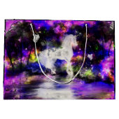 Einhorngeschenktasche Große Geschenktüte (Rückseite)