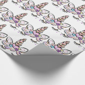 Einhorngesicht Geschenkpapier (Ecke)