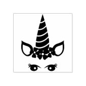 Einhorngesicht Gummistempel (Prägung)