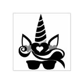 Einhorngesicht Gummistempel (Prägung)