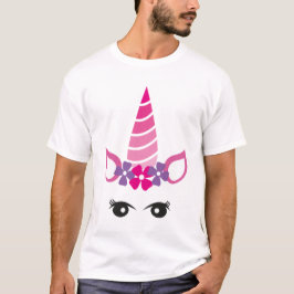 Einhorngesicht T-Shirt