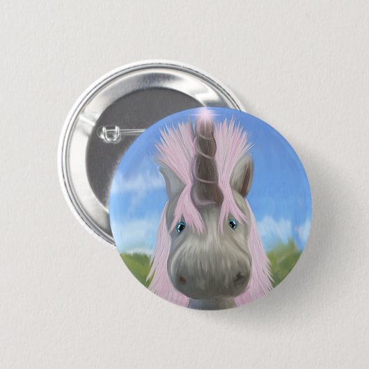 Einhornglühen Button (Vorne & Hinten)