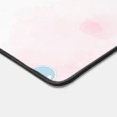 Einhorngürtel individuelle Name Schreibtischunterlage (Ecke)