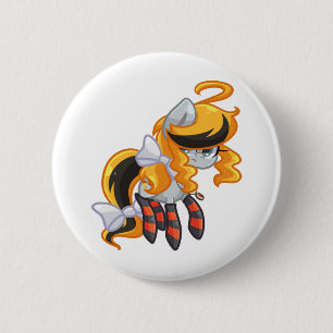 Einhornhalloween Button