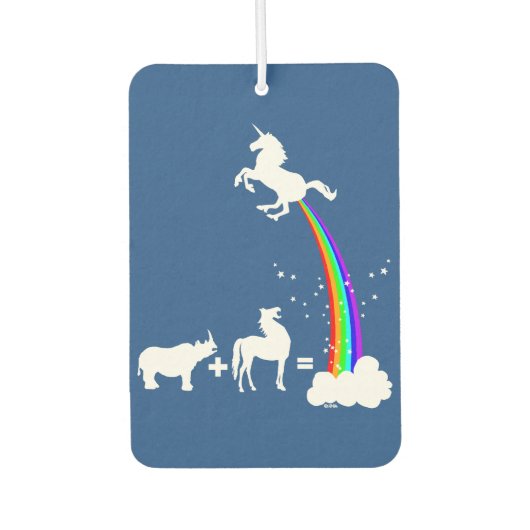 Einhornherkunft Autolufterfrischer (Vorderseite)