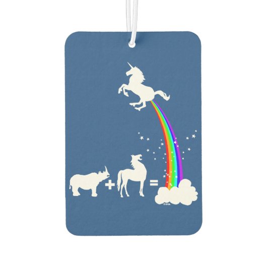 Einhornherkunft Autolufterfrischer (Rückseite)