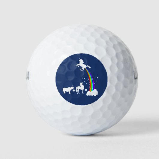 Einhornherkunft Golfball (Vorderseite)