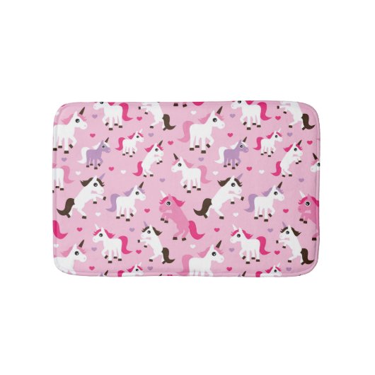 Einhornillustration scherzt Hintergrund Badematte (Vorderseite)