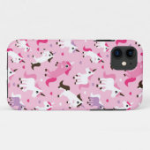 Einhornillustration scherzt Hintergrund Case-Mate iPhone Hülle (Rückseite (Horizontal))