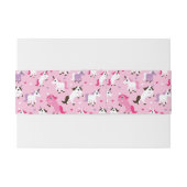 Einhornillustration scherzt Hintergrund Einladungsbanderole (Rückseitenbeispiel)