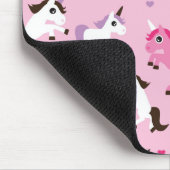 Einhornillustration scherzt Hintergrund Mousepad (Ecke)