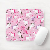 Einhornillustration scherzt Hintergrund Mousepad (Mit Mouse)