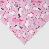 Einhornillustration scherzt Hintergrund Seidenpapier (Ausschnitt)