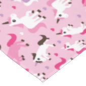 Einhornillustration scherzt Hintergrund Tischdecke (Schrägansicht)