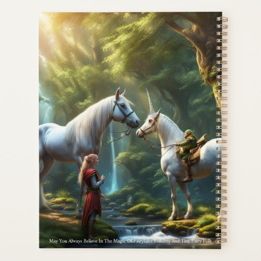 Einhornkalender Planer (Rückseite)