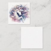 Einhornkarte Mitteilungskarte (Vorne/Hinten)