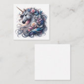 Einhornkarte Mitteilungskarte (Vorne/Hinten)
