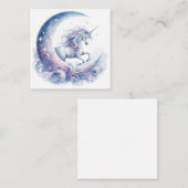 Einhornkarte Mitteilungskarte (Vorne/Hinten)