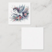 Einhornkarte Mitteilungskarte (Vorne/Hinten)