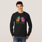 Einhornkatze - Heimtiere Katzen T-Shirt (Vorne ganz)