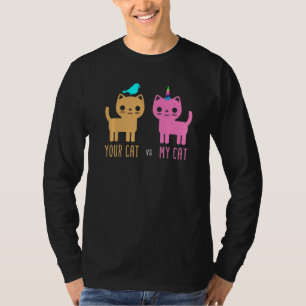 Einhornkatze - Heimtiere Katzen T-Shirt
