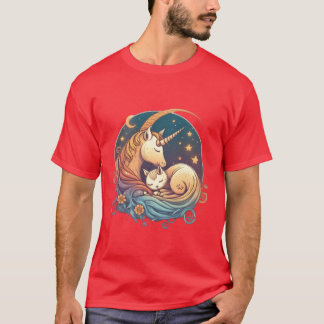 EinhornKatze Liebe Zeige deine Liebe für Einhörner T-Shirt