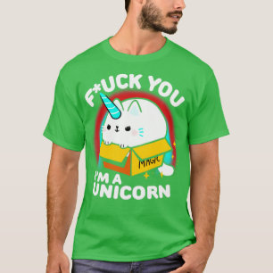 Einhornkatzenbuch Süße Tier in einer Box Niedliche T-Shirt