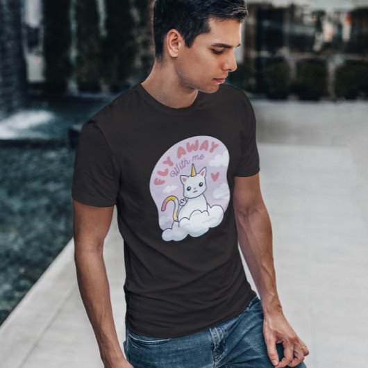Einhornkatzenkreatur Niedlich T-Shirt