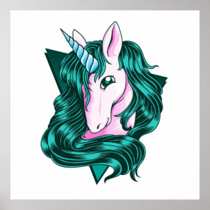 Einhornklammer Poster