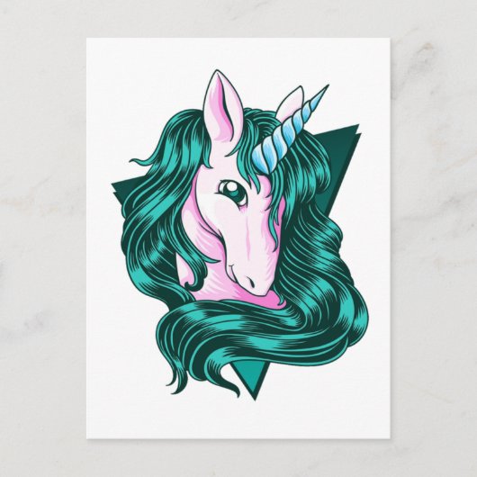 Einhornklammer Postkarte (Vorderseite)