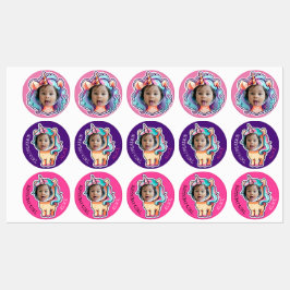 Einhornklebekleber Etiketten