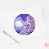 Einhornkleber Runder Aufkleber (Umschlag)