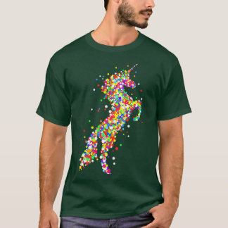 Einhornkonfetti für Mardi Gras und Karneval T-Shirt