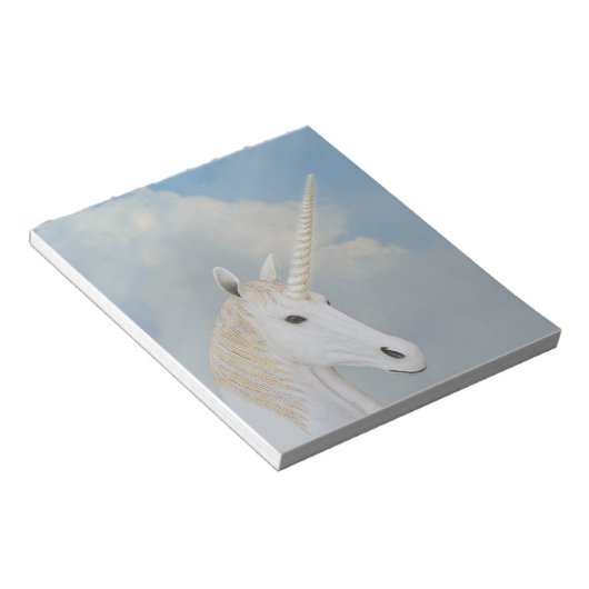 Einhornkopf Notizblock (angewinkelt)