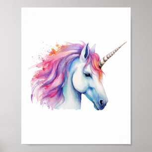 Einhornkopf poster