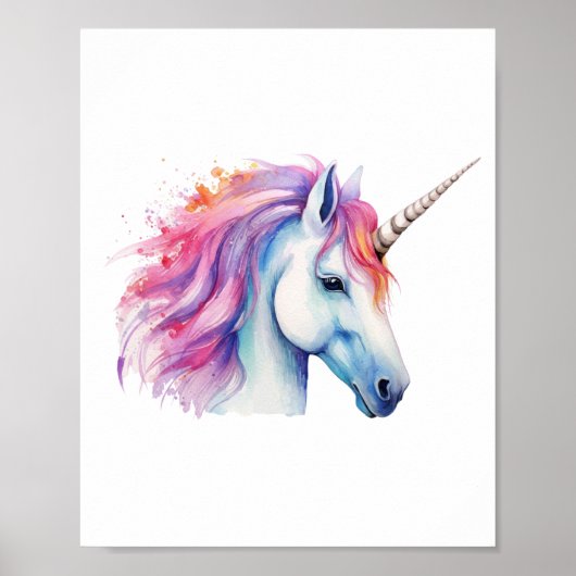 Einhornkopf poster (Vorne)