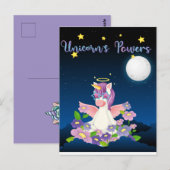 Einhornkräfte Postkarte (Vorne/Hinten)