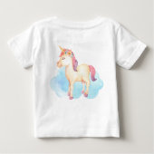 Einhornkraut-Shirt Baby T-shirt (Rückseite)