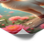 Einhornkreatur Poster (Ecke)
