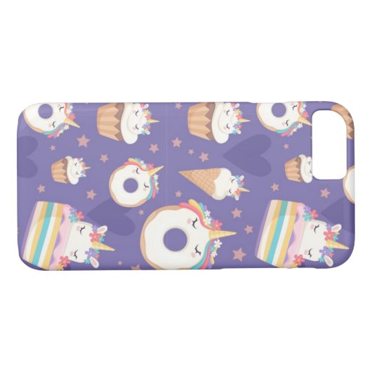 Einhornkuchen Case-Mate iPhone Hülle (Rückseite (Horizontal))