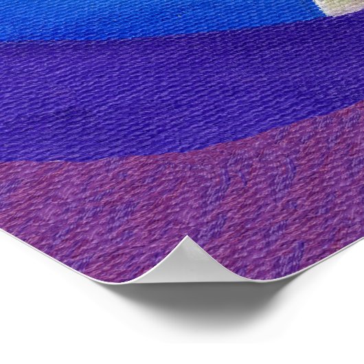 Einhornkunstdruck Poster (Ecke)